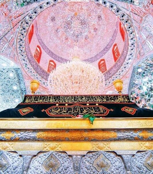 عکس سیاه حضرت رقیه