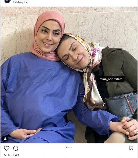 عکس بارداری هانیه غلامی