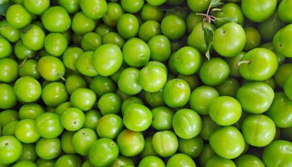 عکس گوجه سبز و چاقاله بادام