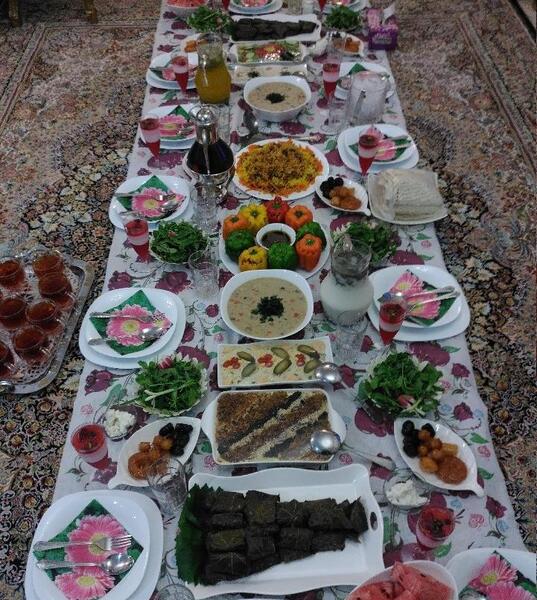 عکس ماه رمضان غذا