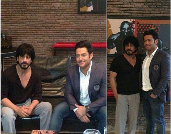 عکس محمدرضا گلزار و شاهرخ خان
