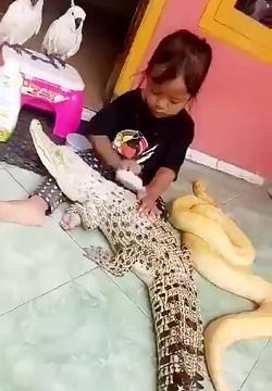 عکس پسر بچه ای که بدنش عقرب تولید میکنه
