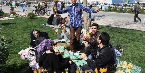 عکس سیزده بدر خانواده