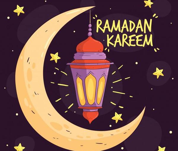 عکس گرافیکی ماه رمضان