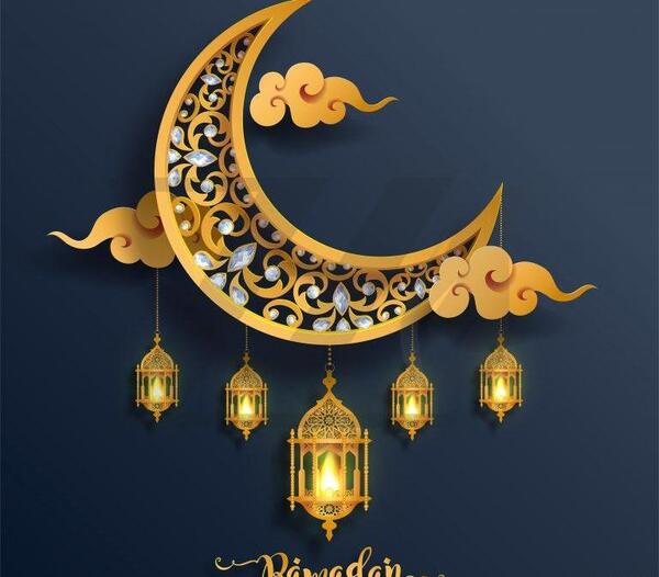 عکس گرافیکی ماه رمضان