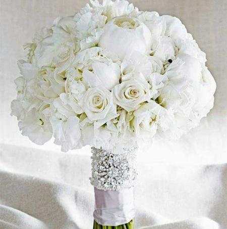 عکس دسته گل عروس سفید