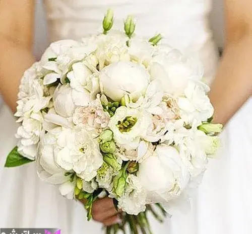 عکس دسته گل عروس سفید