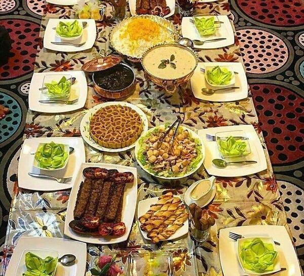 عکس های سفره ی ماه رمضان