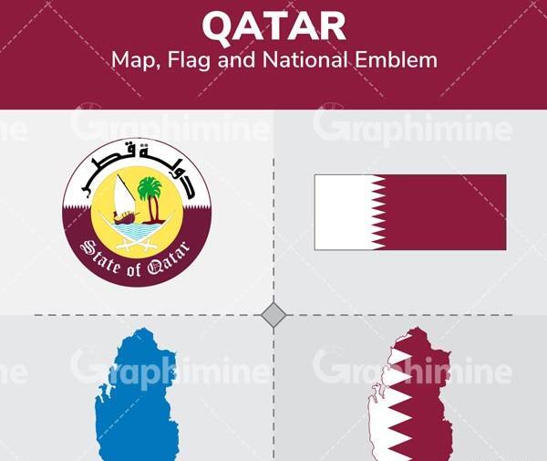 عکس پرچم کشور قطر