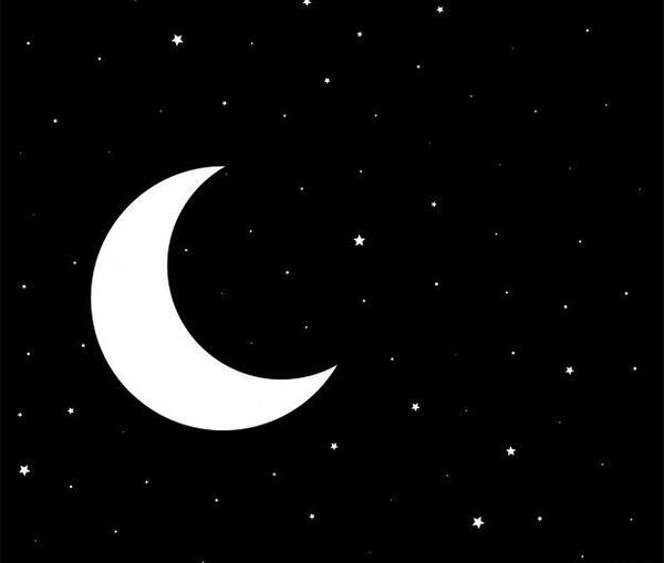 عکس سیاه آسمان شب