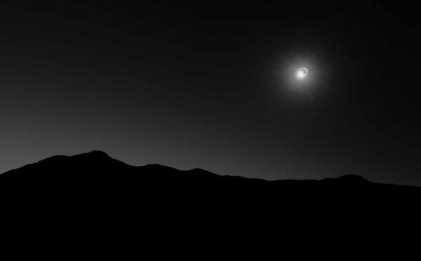 عکس سیاه آسمان شب
