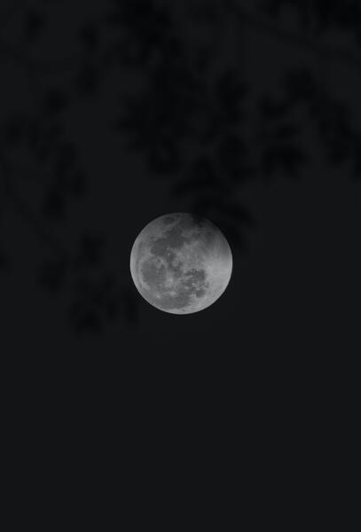 عکس سیاه آسمان شب