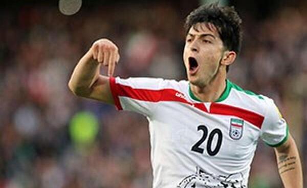 عکس سردار آزمون در جام جهانی 2018