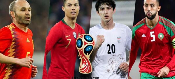 عکس سردار آزمون در جام جهانی 2018
