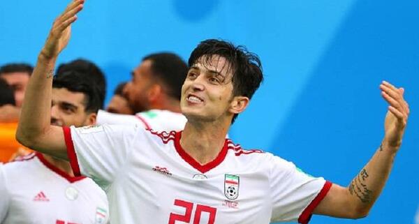 عکس سردار آزمون در جام جهانی 2018