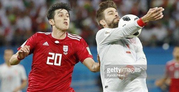 عکس سردار آزمون در جام جهانی 2018