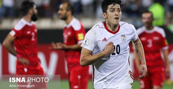 عکس سردار آزمون در جام جهانی 2018