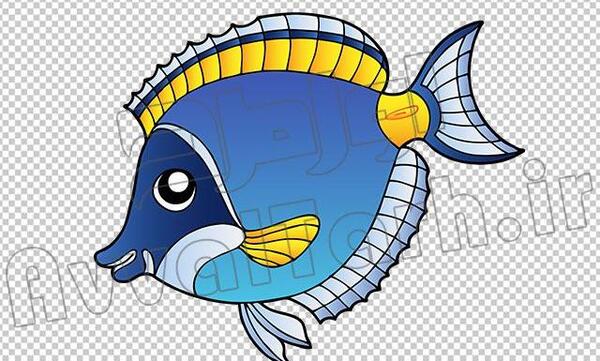عکس آبی کارتونی