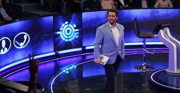 عکس محمد رضا گلزار در مسابقه برنده باش