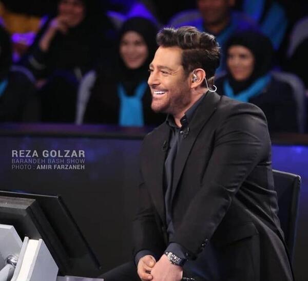 عکس محمد رضا گلزار در مسابقه برنده باش