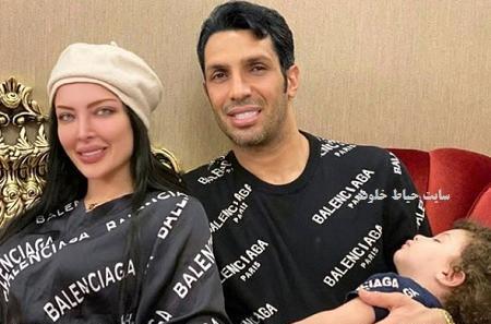 عکس بارداری همسر سپهر حیدری