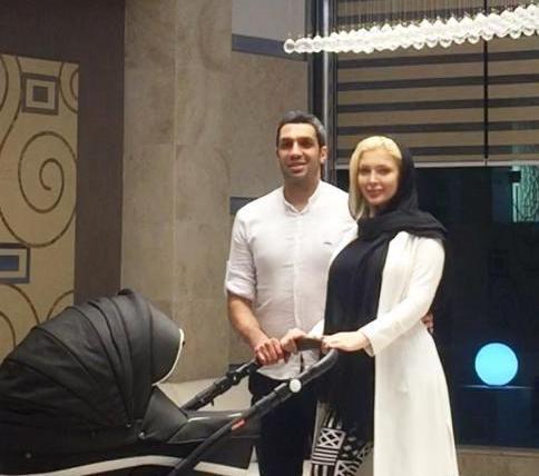 عکس بارداری همسر سپهر حیدری