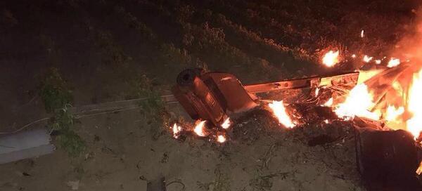 عکس پهپاد در شب