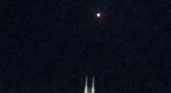 عکس پهپاد در شب