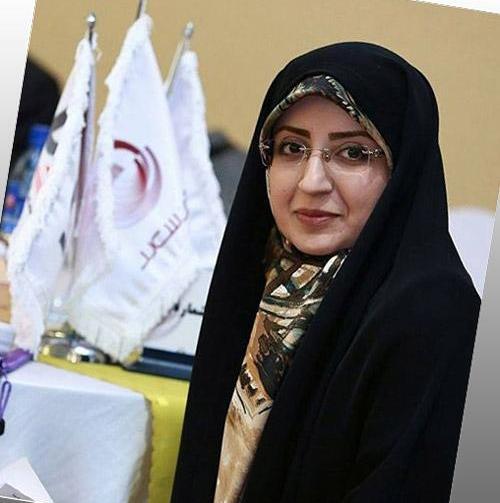 عکس خانم حسینی گوینده خبر