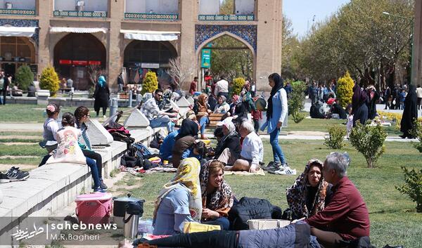 عکس سیزده بدر در اصفهان