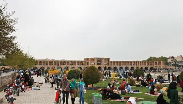 عکس سیزده بدر در اصفهان
