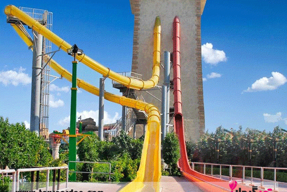 عکس سرسره آبی کیش