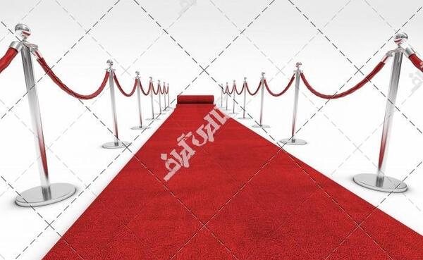 عکس فرش قرمز خالی