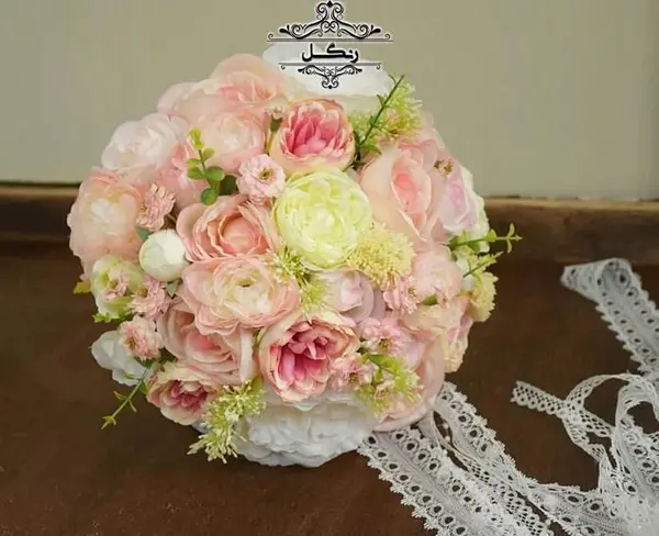 عکس دسته گل عروس مصنوعی