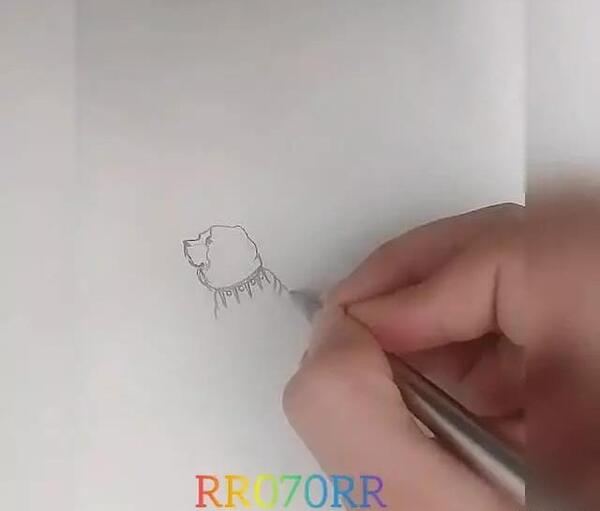عکس نقاشی سگ سرابی