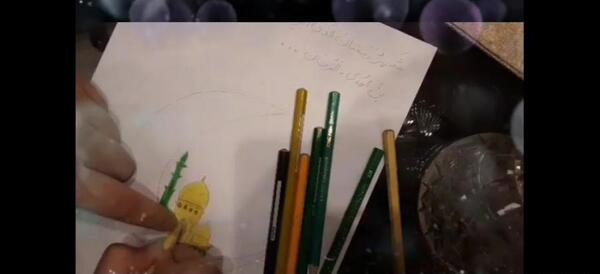 عکس نقاشی ماه رمضان ساده