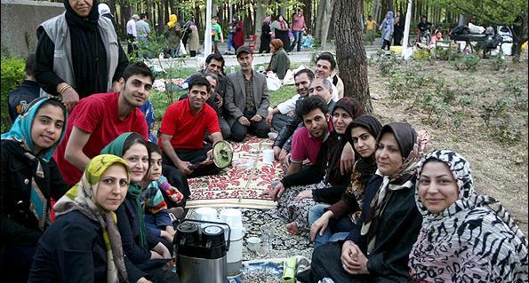 عکس سیزده بدر فیک