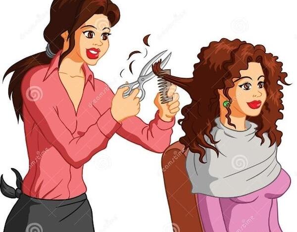 عکس خانم آرایشگر