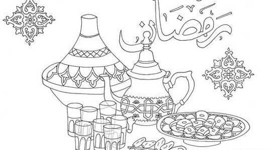 عکس نقاشی درباره ی ماه رمضان