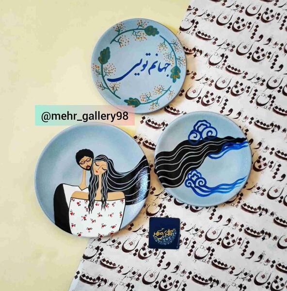 عکس لیلی و مجنون روی ظروف