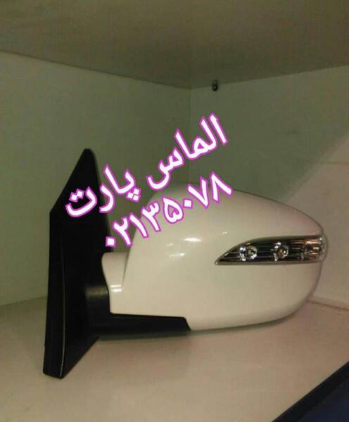 عکس آینه بغل سمند