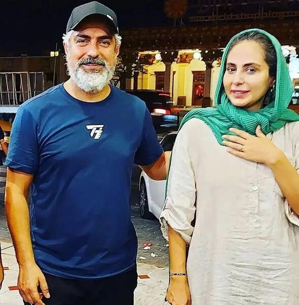 عکس همسر جدید رعنا آزادی ور