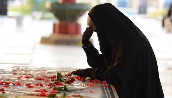 عکس غبارروبی گلزار شهدا