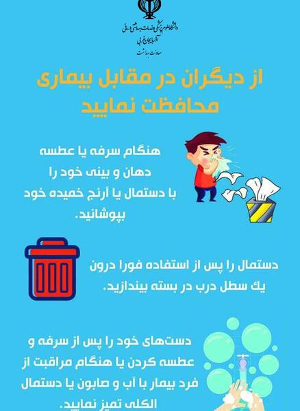 عکس کرونا و بهداشت