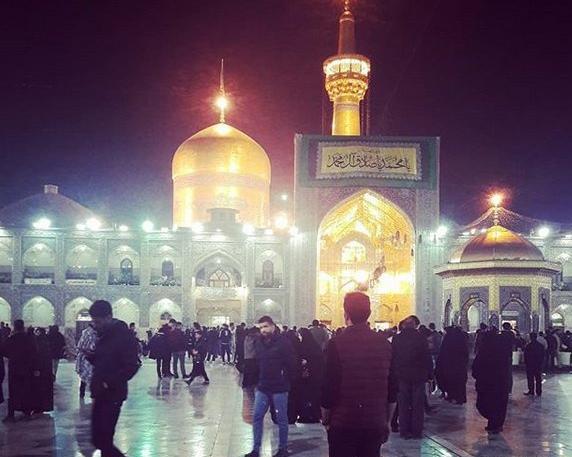 عکس نوشته دارم میرم مشهد حلالم کنید