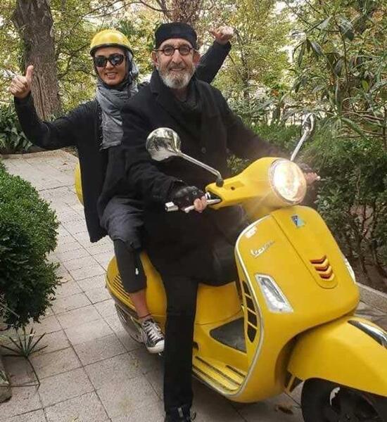 عکس آقای کیانی در سریال برف بی صدامی بارد