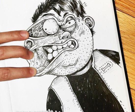 عکس های خنده دار نقاشی
