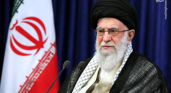 عکس رهبر خامنه ای و خمینی
