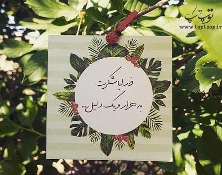 دانلود عکس نوشته شکرگزاری