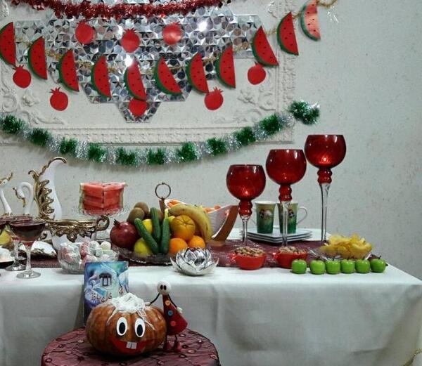 عکس ایده برای جشن یلدا در مدرسه